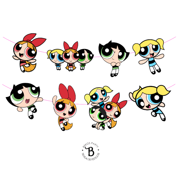 Producto - Guirnalda Chicas Superpoderosas