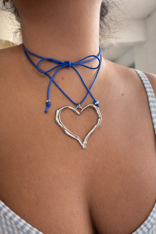 Producto - Lazo azul 01 corazón