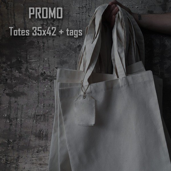 Producto - Pack x10 totes 35x42 + Tags