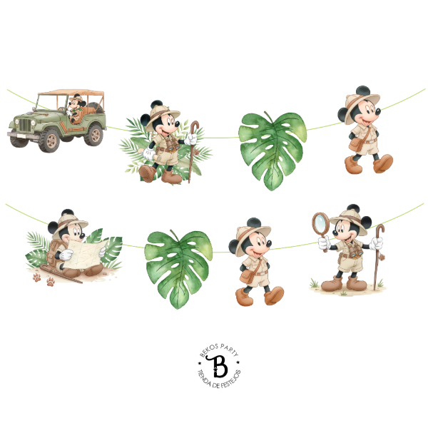 Producto - Guirnalda Mickey Safari
