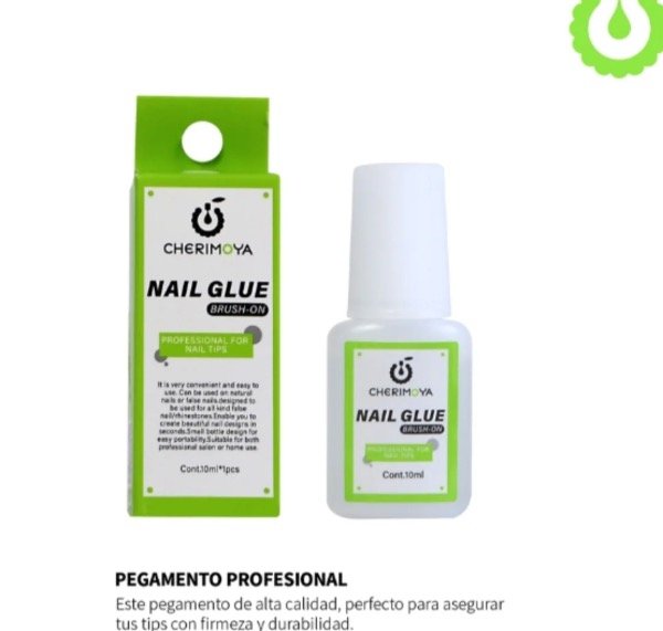 Producto - nail glue cherimoya con pincel