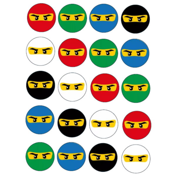 Producto - Lamina oreos bañadas Ninjago