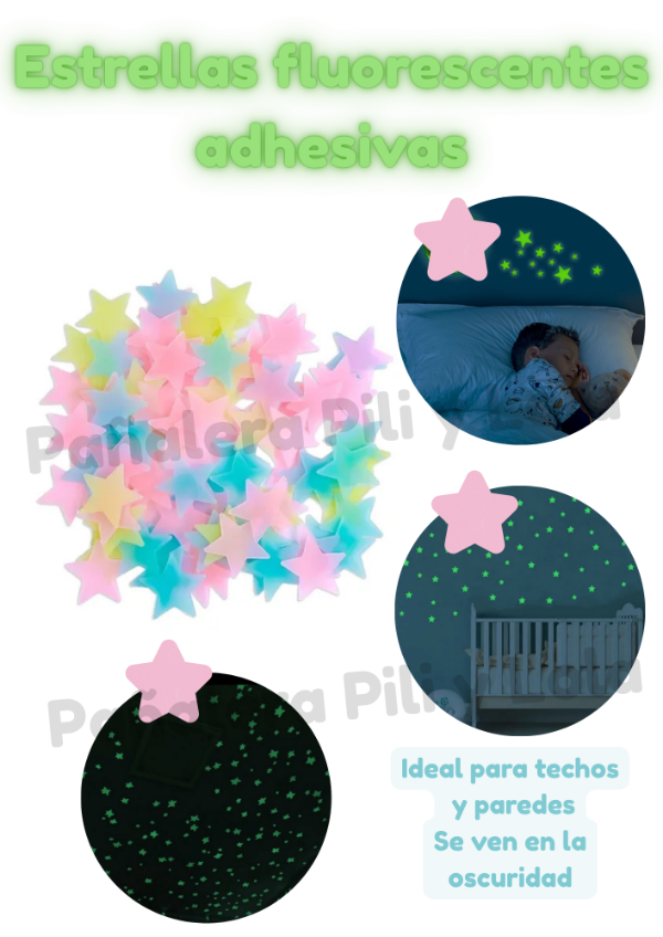Producto - Estrellas fluorescentes adhesivas