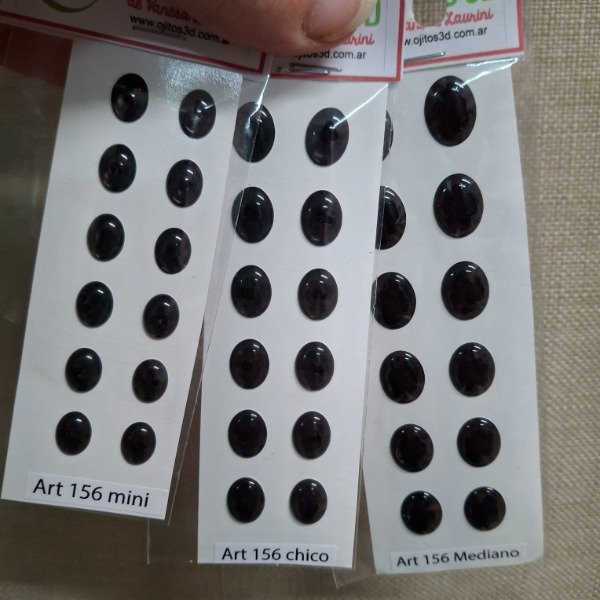 Producto - Ojitos 3D autoadhesivos Art 156 VL
