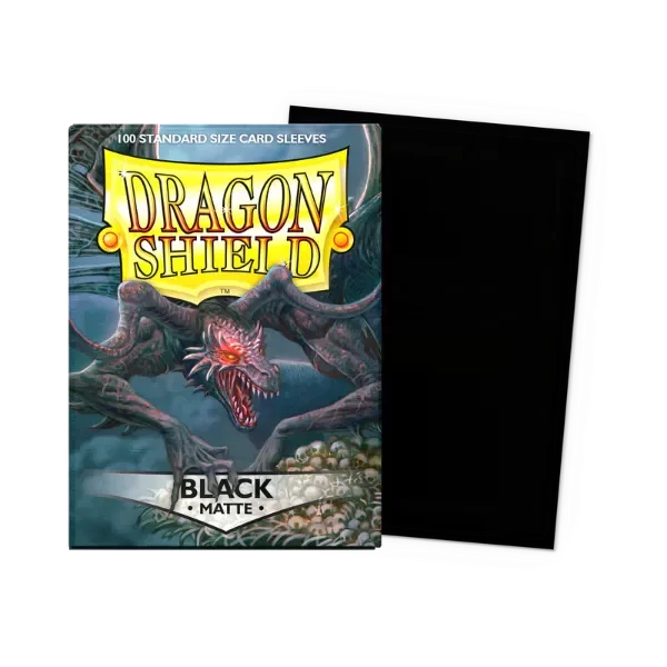 Producto - Dragon Shhield Black Matte Sleeves