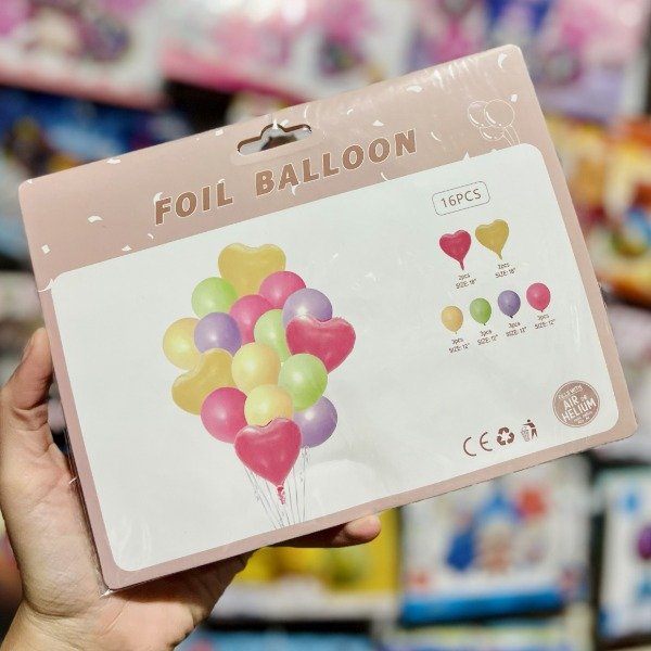 Producto - Set de globos PASTEL 16 pcs