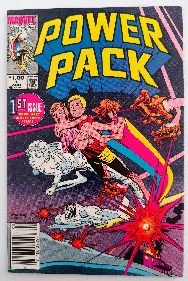Producto - Power Pack #1 (1984) - Clásico 1er número del equipo de niños de Marvel