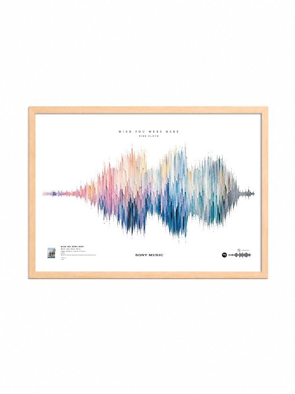 Producto - Waveforms - WISH YOU WERE HERE - Pink Floyd