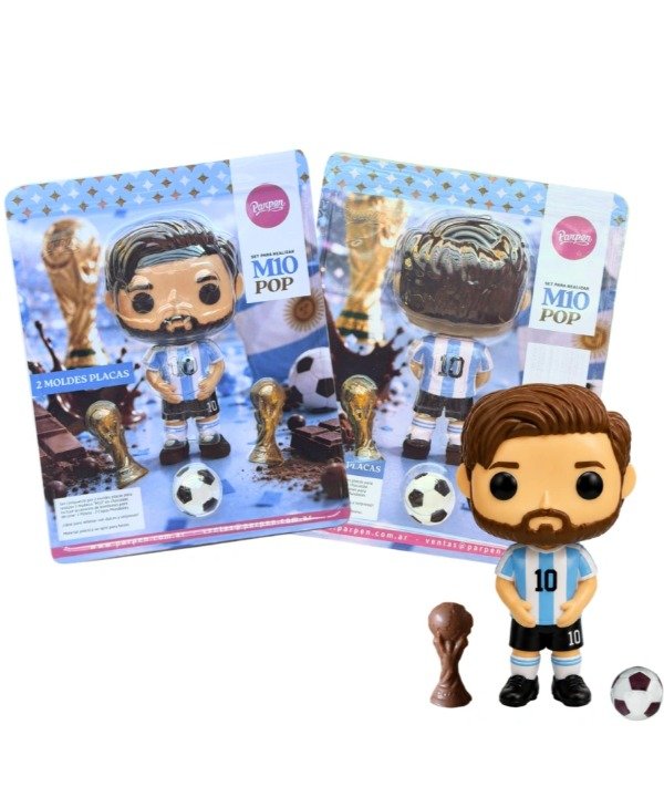 Producto - Set placa doble Messi