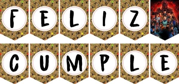 Producto - BANDERIN STRANGER THINGS