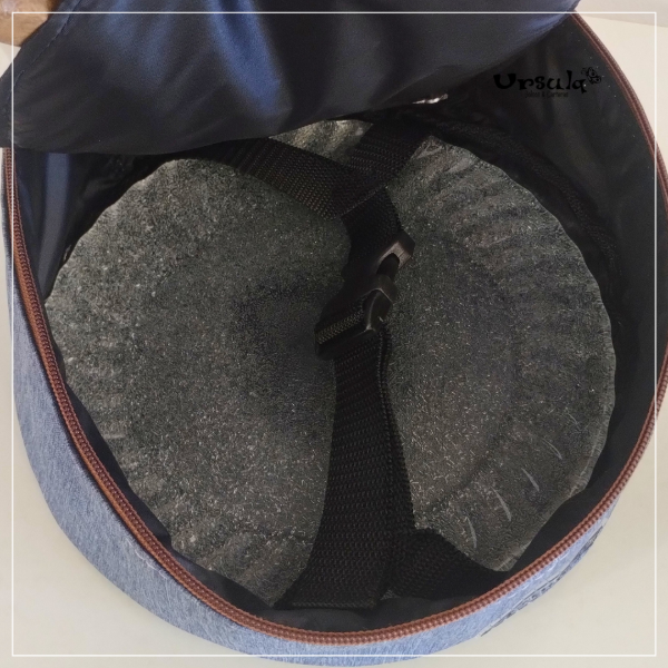 Producto - Porta platos (azul melange y beige) - 3