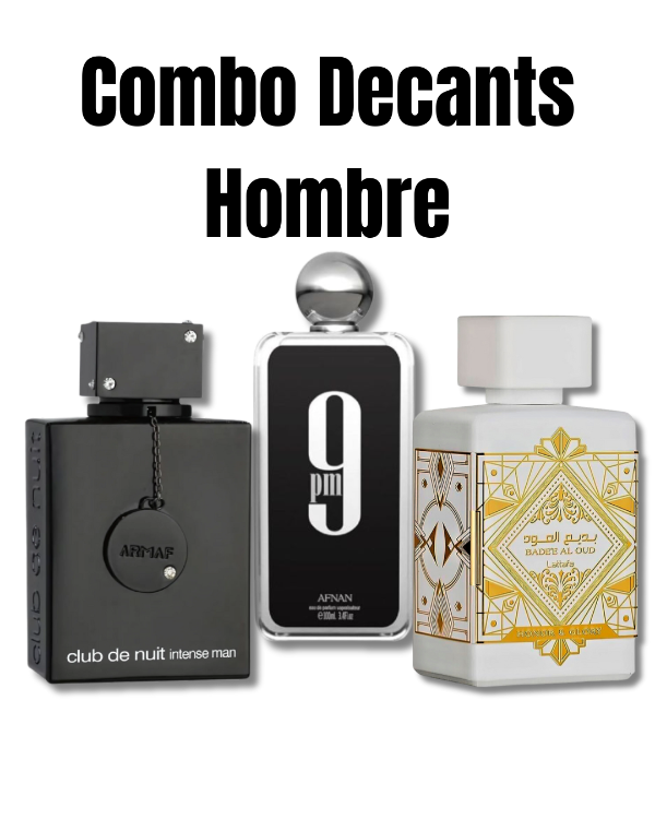 Producto - Combo Hombre 1 CLUB DE NUIT, 9 PM Y HONOR AND GLORY