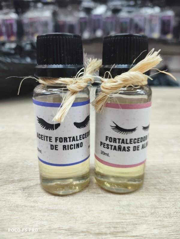 Producto - Aceite fortalecedor de pestañas RICINO ALMENDRA 20ml (surtido)