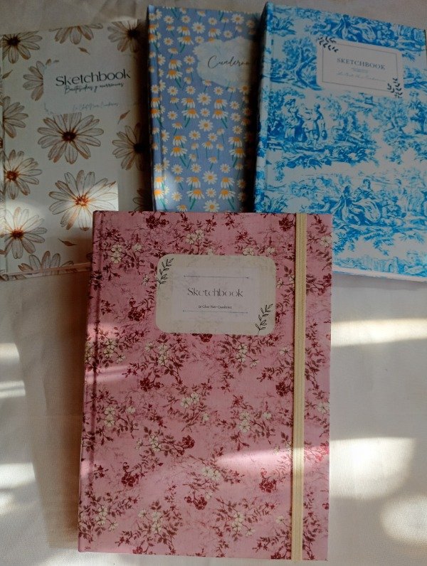 Producto - Cuaderno A5 rosa vintage - 2