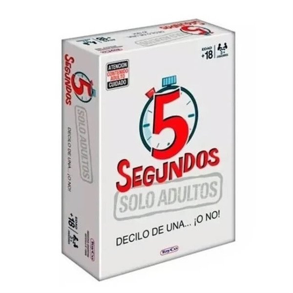 Producto - 5 Segundos Solo Adultos [Alquiler]