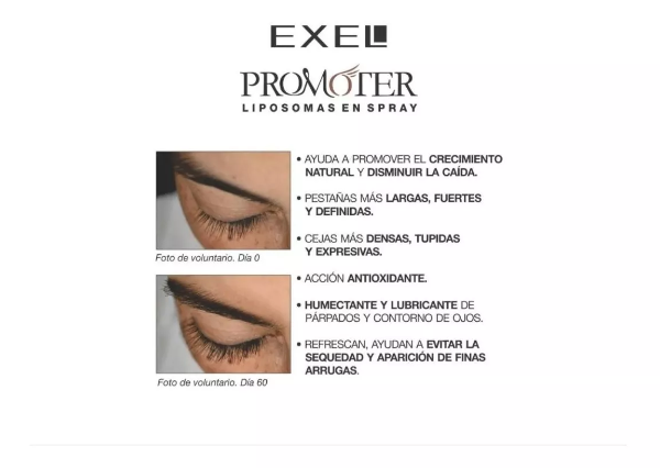 Producto - Promoter liposomas en spray crecimiento de cejas y pestañas 15ml - 2