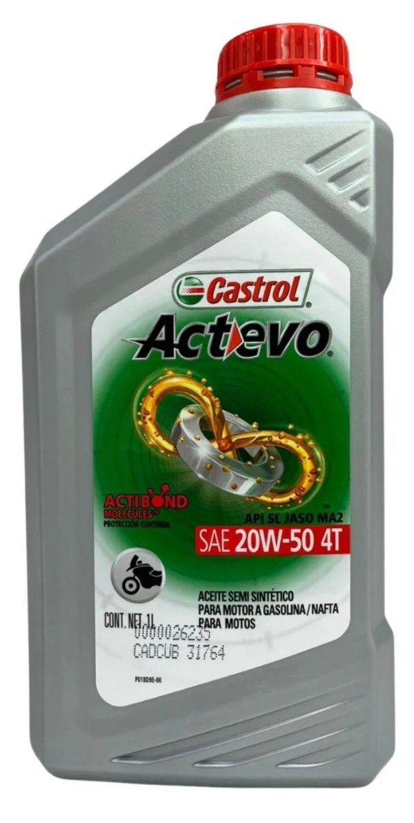 Producto - CASTROL ACTEVO (SEMI SINTETICO 20W50)