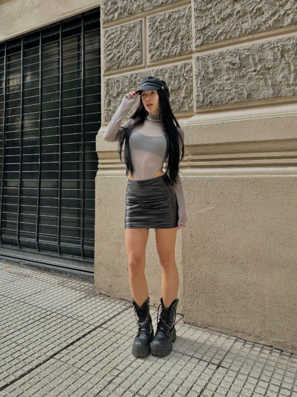 Producto - Body tul liso manga larga