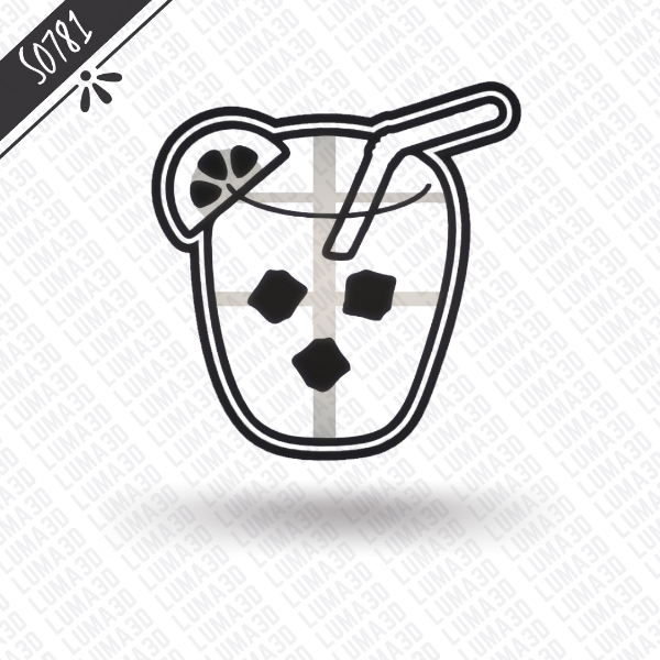 Producto - S0781 - Vaso de limonada / refresco (Línea tropical)