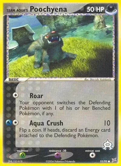 Producto - Team Aqua's Poochyena (55/95) [EX: Team Magma vs Team Aqua]