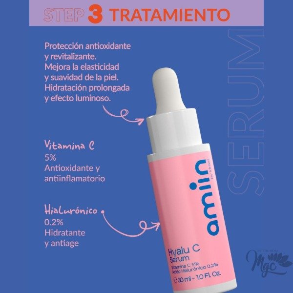 Producto - Paso 3 TRATAMIENTO HYALU C SERUM  Serum facial de Vitamin C + Ácido Hialurónico