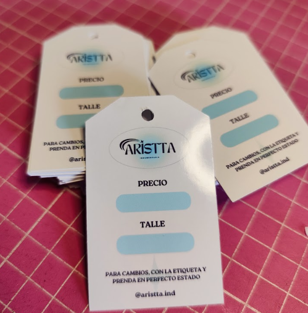 Producto - Hoja A4 para pequeñas cantidades de tags - 12