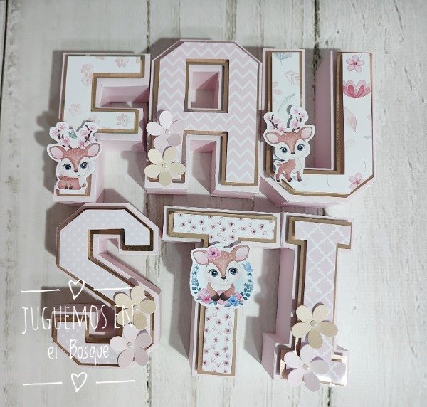 Producto - Letras / números 3d 2 relieves