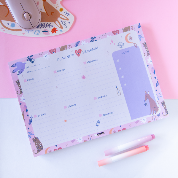 Producto - PLANNER SEMANAL A4