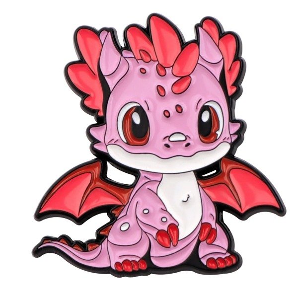 Producto - Pin Dragón Rosa