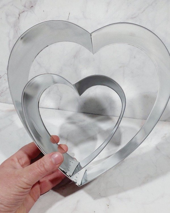 Producto - Cintura de hojalata corazón de 12 cm