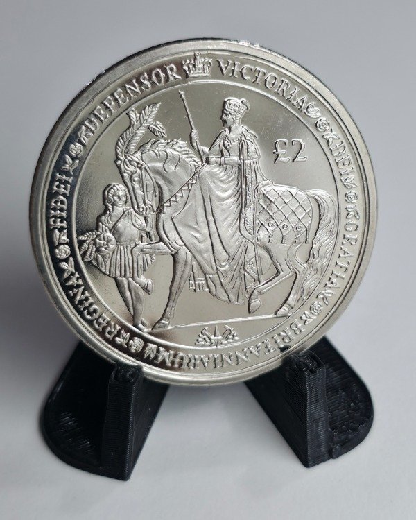 Producto - Islas Georgias y Sandwich del sur 2 Pounds 2019 Reina Voctoria UC#116 Unc