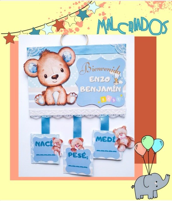 Producto - CARTEL BIENVENIDA BEBE
