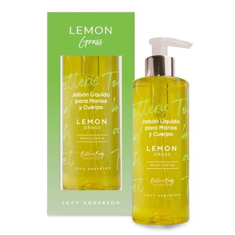 Producto - JABÓN LÍQUIDO PARA MANOS Y CUERPO Lemon Grass