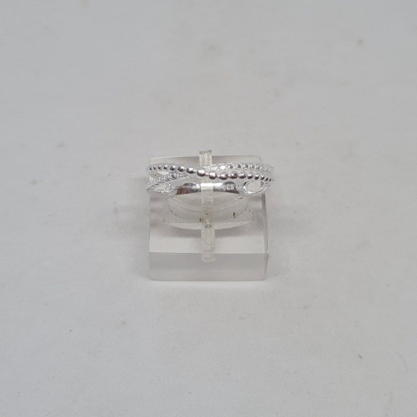 Producto - Anillo cruzado bolitas 021281060