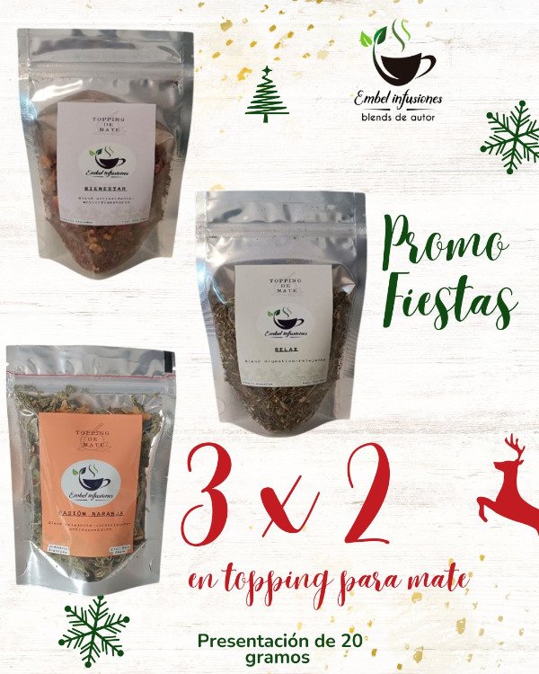 Producto - 3 x 2 en topping para mate de 20 gramos
