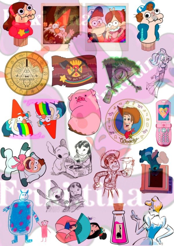 Producto - Pack Stickers Disney - 2