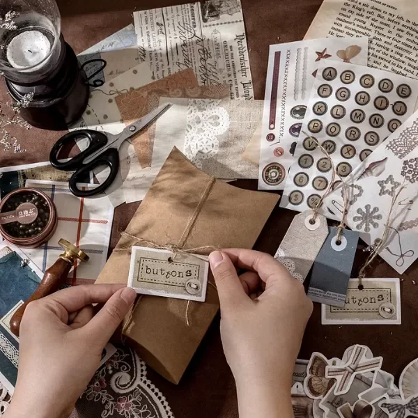 Producto - Set para Journaling Vintage - Tiempo Textil