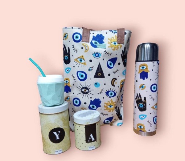 Bolso matero con termo magia