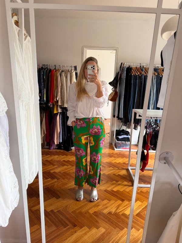 Producto - Pantalon verde Jazmin Chebar - 2