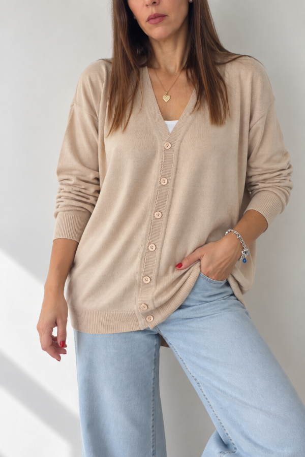 Producto - Cardigan Oversize Malva - 2