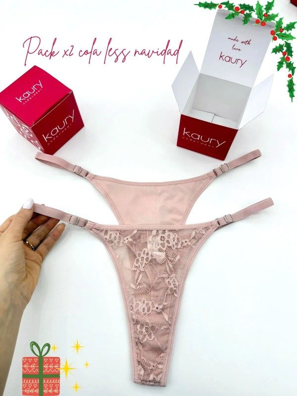 Producto - PACK X 2 LESS REGULABLES ENCAJE Y MICROFIBRA