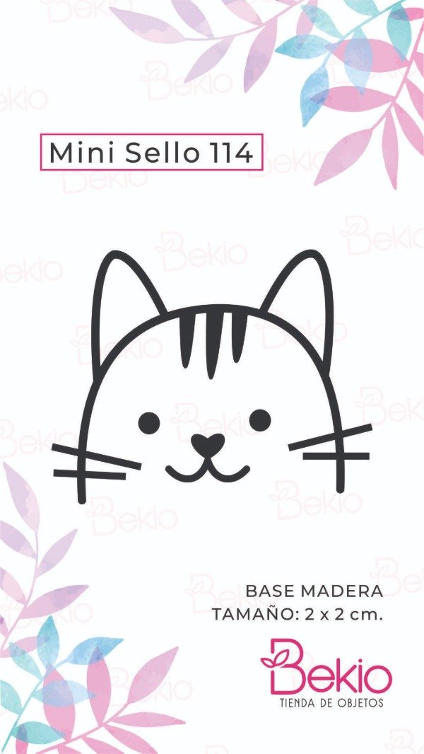 Producto - Mini Sello 114 - Gato