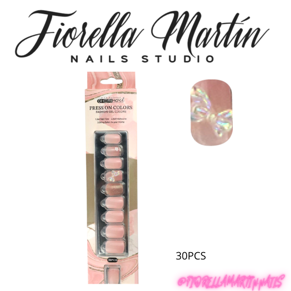 Producto - CHERIMOYA PRESS ON CUADRADA 30PCS ZH210