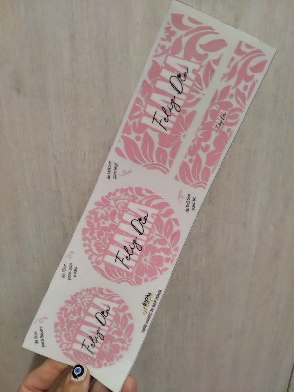 Producto - UV Tiras 8x28cm Kit Etiquetas Día de la Madre #15