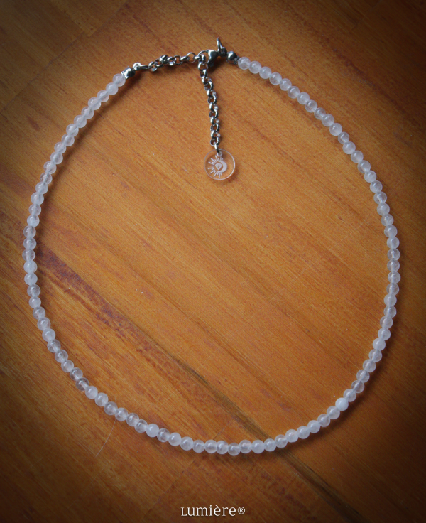 Producto - Choker jade blanco
