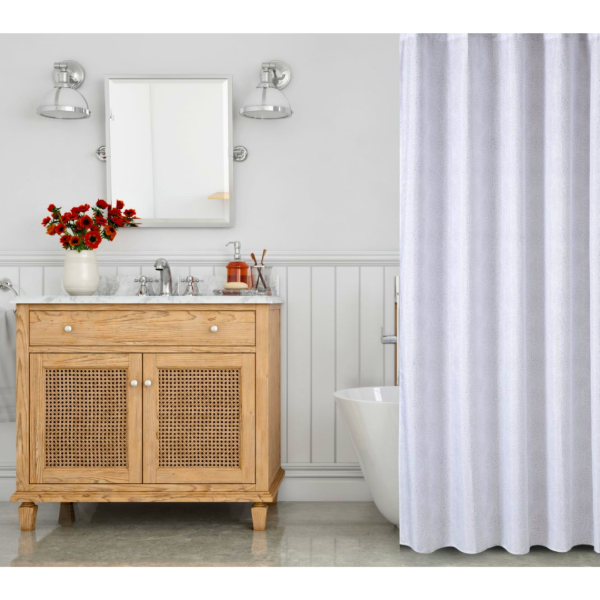 Producto - SET DE BAÑO X 13 PZAS( CORTINA Y GANCHOS) LUXURY SPIRAL