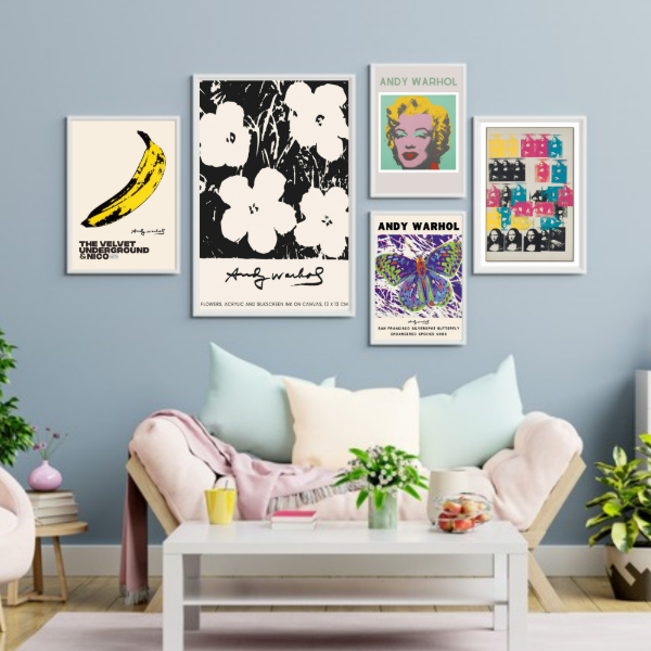 Producto - Lamina Andy Warhol - Estilo Pop - Arte Contemporáneo - LAM122