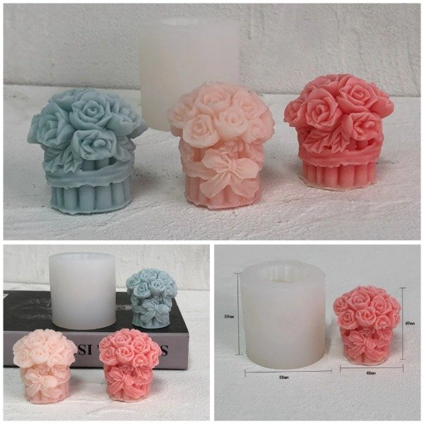 Producto - Molde de silicona ramo de rosas N27