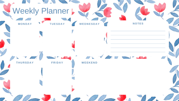 Producto - GRATIS Organizador Semanal