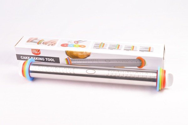 Producto - PALO AMASAR ACERO CON MEDIDAS REGULABLE 35 CM